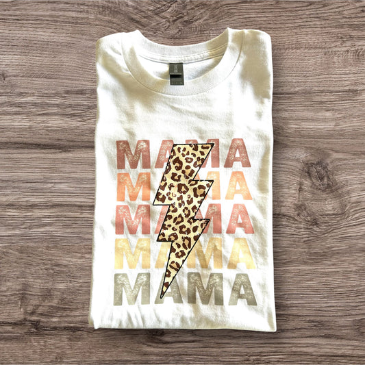 Mama, Mama, Mama Lightning Bolt T-Shirt