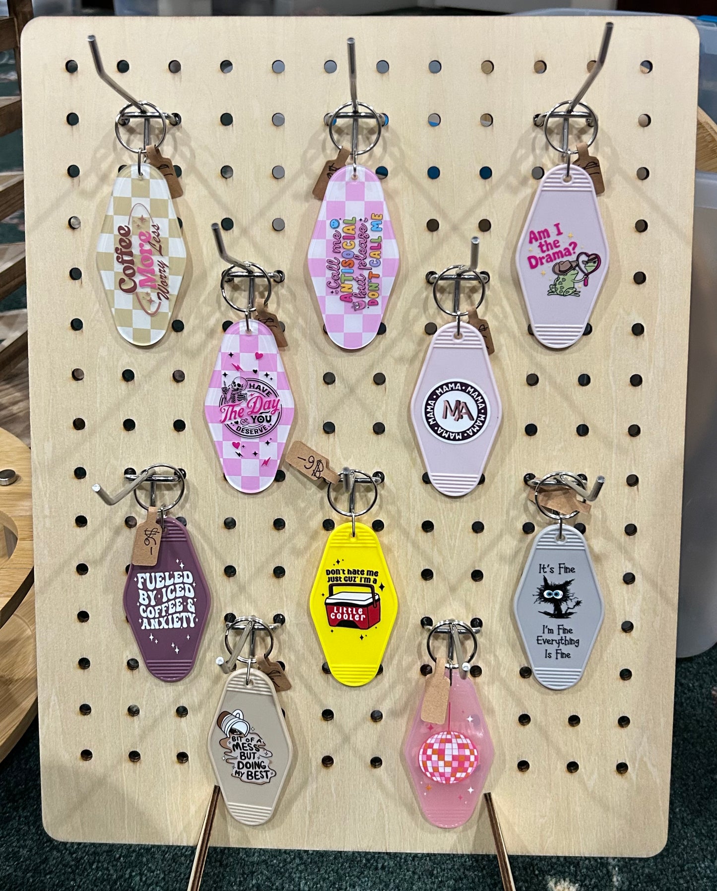 Motel Keychain