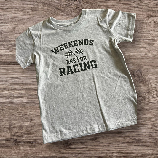 Weekends are for Racing Toddler Tee