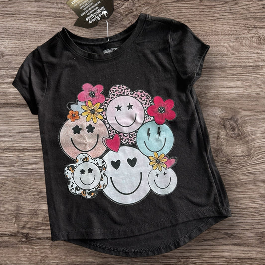 Smiles and Flowers Toddler Tee
