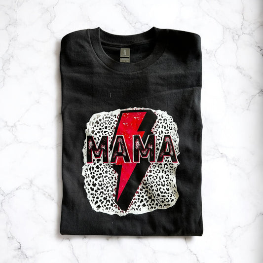 Mama Paint Pink Lightning Bolt